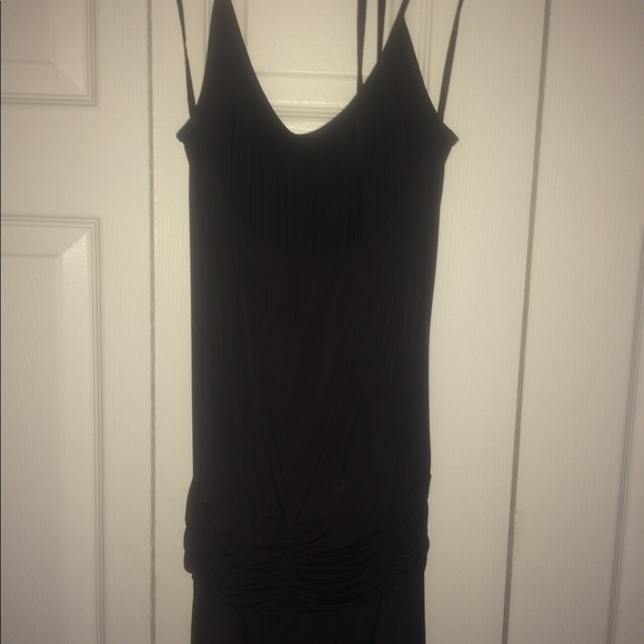 BLACK HALTER DRESS - Picture 7 of 8